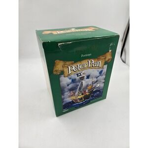 Enesco Lucy & Me Peter Pan 1990 Music Box 581232 RARE WDW Disney Wendy Cpt Hook